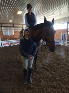 Cassie Ball with Nona Garson